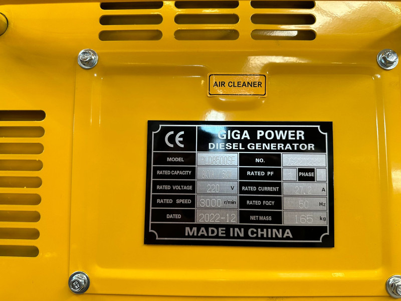 Generador industriale nuevo Giga power PLD8500SE 8KVA silent set: foto 9