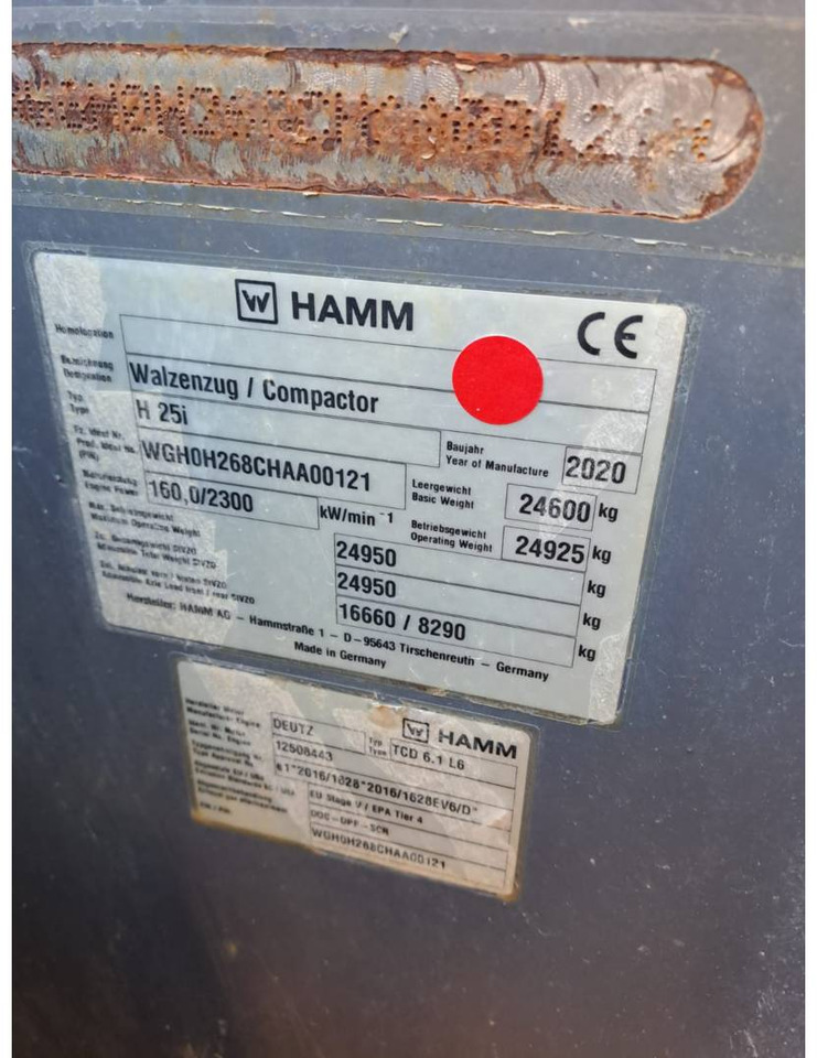 Compactador HAMM H25I: foto 4