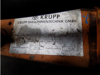 Perforadora Krupp boorhamer boorhamer: foto 4