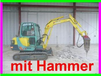Yanmar B 37 V, mit Hydr. Hammer - Miniexcavadora