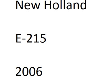 Excavadora de cadenas nuevo NEW HOLLAND E-215: foto 1