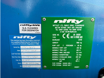 Niftylift hr17 N Hybrid - Plataforma elevadora: foto 3