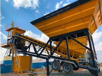 FABO TURBOMIX 100 CONCRETE BATCHING PLANT - Planta de hormigón