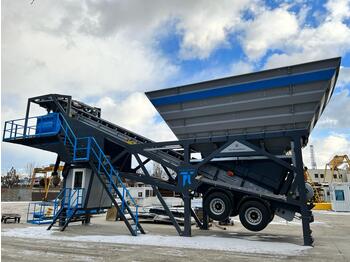 Pi Makina 60m³ Mobile Concrete Batching Plant - Planta de hormigón