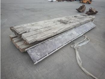 Equipo de construcción Timber Bog Mats (3 of) Aluminium Access Board: foto 1