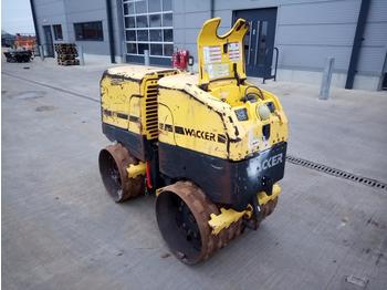 Mini compactadora Wacker RT56-SC Radio Controlled Double Drum Vibrating Padfoot Trench Roller: foto 1