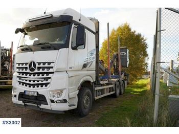 Remolque forestal MERCEDES-BENZ Arocs Timber Truck with Crane and Trailer: foto 1