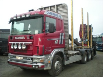 Scania 124 8X4 - Remolque forestal