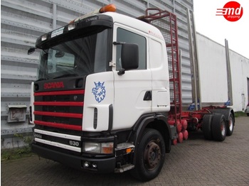Scania 144.530 6X4 MANUEL FULL STEEL TIMBER TRUCK - Remolque forestal