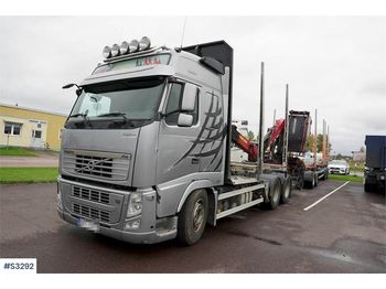 Remolque forestal VOLVO FH16 Timber Truck with Crane and Trailer: foto 1
