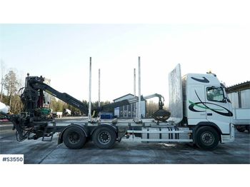 Remolque forestal VOLVO FH16 Timber Truck with crane and trailer: foto 1
