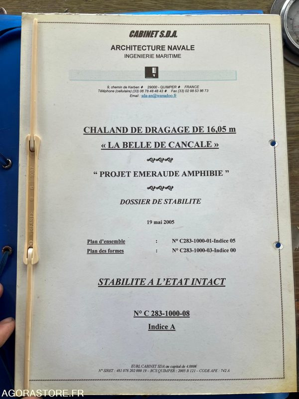 Otra maquinaria BATEAU A MOTEUR AMPHIBIE - LA BELLE DE CANCALE