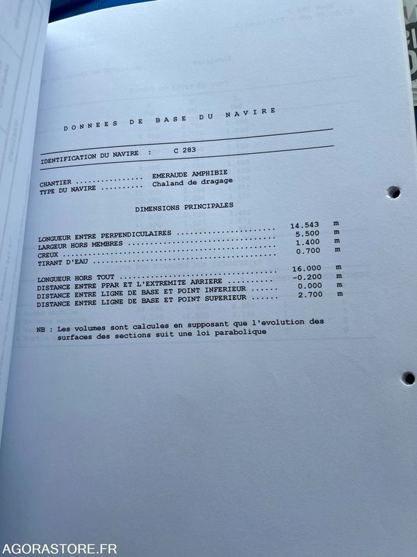 Otra maquinaria BATEAU A MOTEUR AMPHIBIE - LA BELLE DE CANCALE