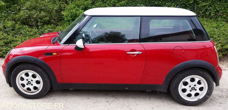 Coche MINI COOPER 1.6 ESSENCE DE 12/2001 AVEC 123458 KM GARANTIS 1 ère MAIN