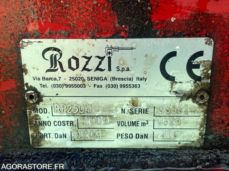 Herramienta/ Equipo Grappin Rozzi RP2504P