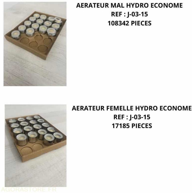 Herramienta/ Equipo Lot de pommeaux de douche et aérateurs