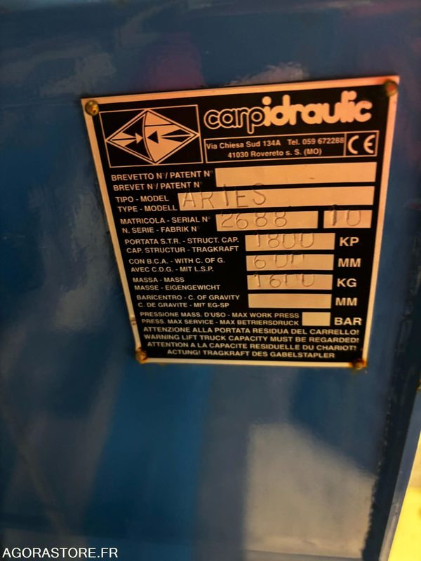 Herramienta/ Equipo RETOURNEUR DE PALETTES autonome transpalette