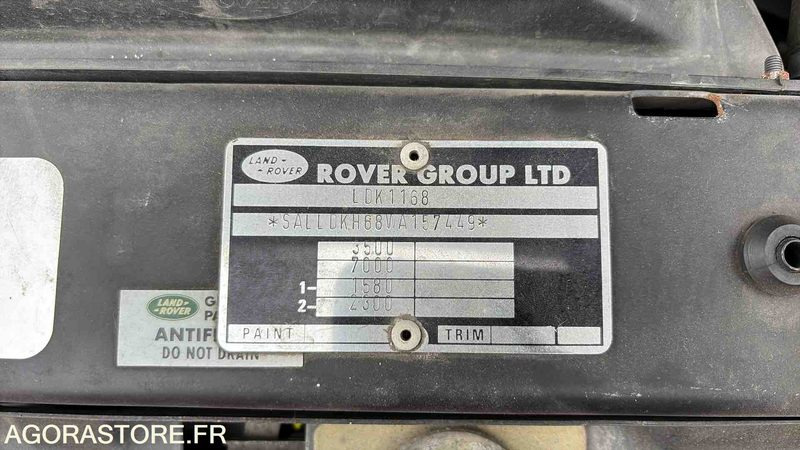 SUV/ Todoterreno LAND ROVER - DEFENDER - 1999 - 30 091 Kms 4547 WJ 74
