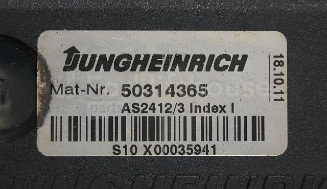 Unidad de control para Equipo de manutención Jungheinrich 50314365 Rij regeling Driving controller AS2412/3 index I 51034045 V2,00 for EKS110L-100E year 2012: foto 2