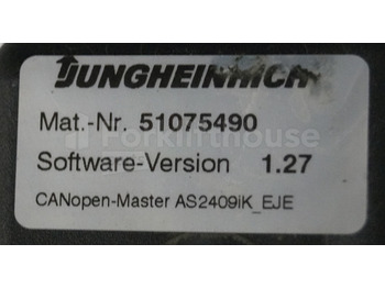 Unidad de control para Equipo de manutención Jungheinrich 51037564 Drive/Lift controller AS2409 iK Index B 51075490 Sw. 1,27 sn. S12X00089335 for EJE220 year 2016: foto 3