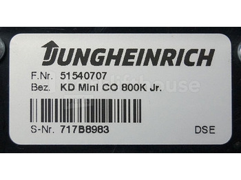 Salpicadero para Equipo de manutención Jungheinrich 51540707 Display KD mini Co 800K Jr. sn. 717B8983: foto 3
