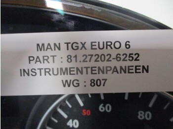 Salpicadero para Camión MAN TGX 81.27202-6252 INSTRUMENTENPANEEL EURO 6: foto 2