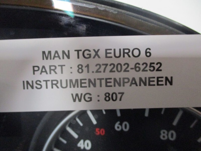 Salpicadero para Camión MAN TGX 81.27202-6252 INSTRUMENTENPANEEL EURO 6: foto 2