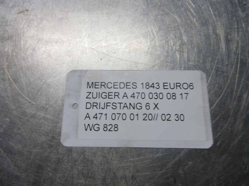 Motor y piezas para Camión Mercedes-Benz A 471 070 01 20// 02 30 DRIJFSTANG A 470 030 08 17 ZUIGER 1843 MODEL 2020: foto 3