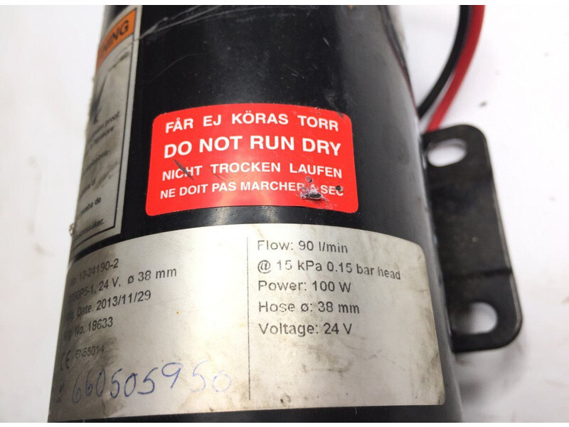 Bomba de refrigerante para Autobús Volvo SPX JOHNSON PUMP B12B (01.97-12.11): foto 5