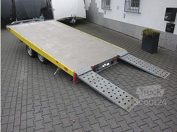 Remolque portavehículos Böckmann - Profi AH 3000kg 420cm geschlossener Boden Winde: foto 1