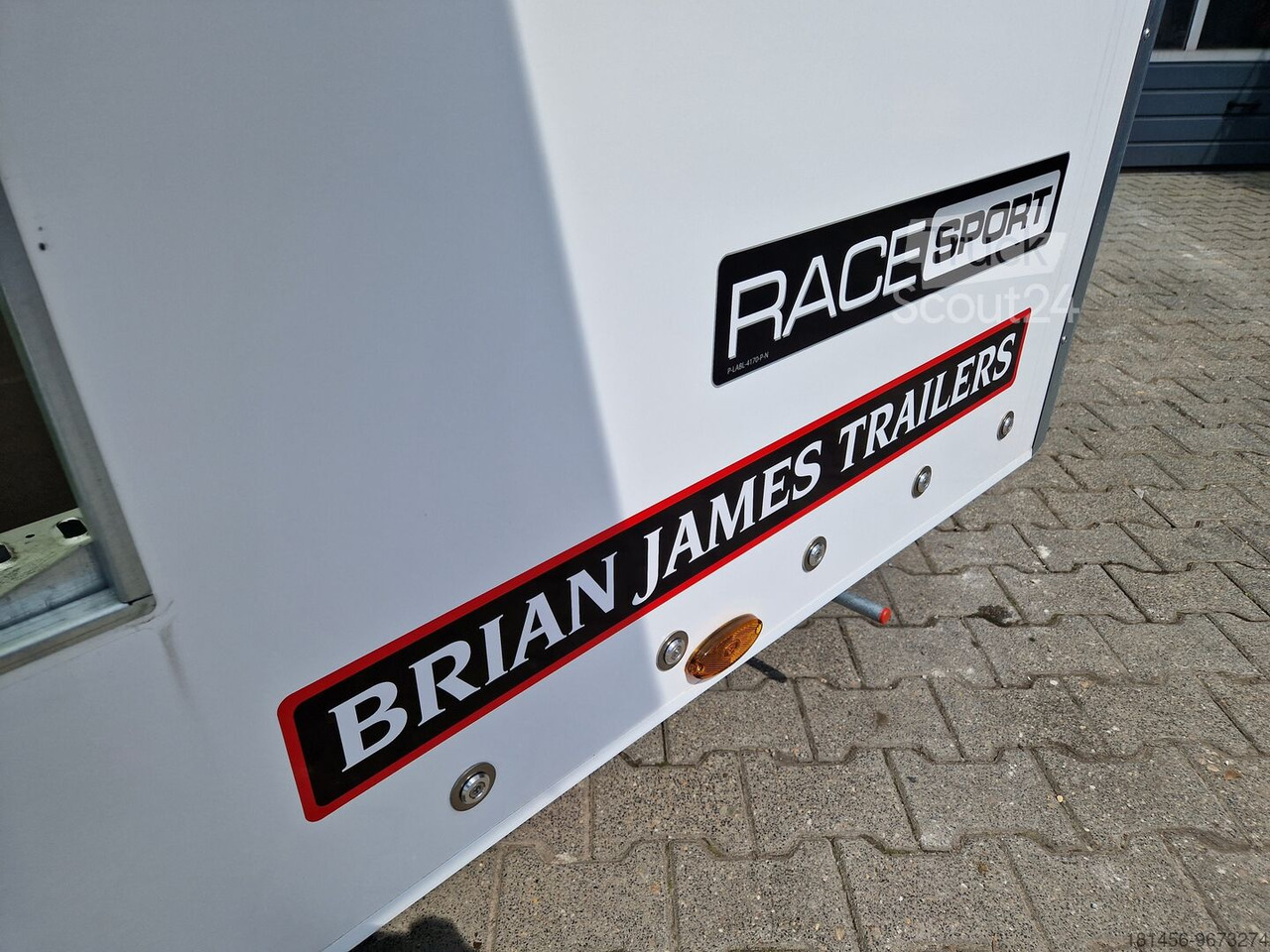 Remolque portavehículos nuevo Brian James Trailers Race Sport 340-450 geschlossener Fahrzeugtransporter 450x200x178cm 2600kg: foto 7