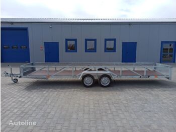 Remolque plataforma/ Caja abierta nuevo Carro przyczepa dłużyca ramowa 612x123 cm long trailer 6m: foto 2