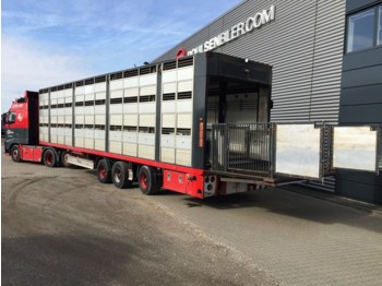 Remolque transporte de ganado Fliegl 3 stock: foto 1