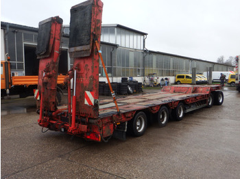 Remolque góndola rebajadas para transporte de equipos pesados GOLDHOFER TN- L 5-29/80 zgg 41000 kg hydr. Rampen: foto 1