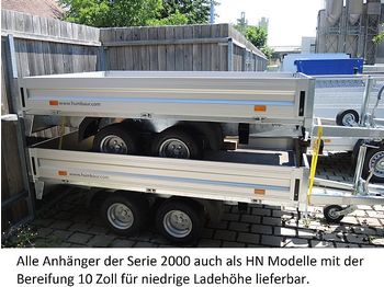 Remolque de coche nuevo Humbaur - HN305225 GR Tandemanhänger 3,0to Hochlader: foto 1