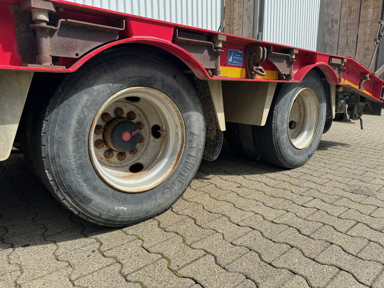 Remolque góndola rebajadas para transporte de equipos pesados Kögel AT 30 AT 30, Verbr. auf 3m, Baggerstielmulde: foto 3