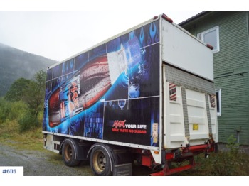 Remolque frigorífico Norslep 2 axle thermo trailer with Bussbygg box and lift: foto 1