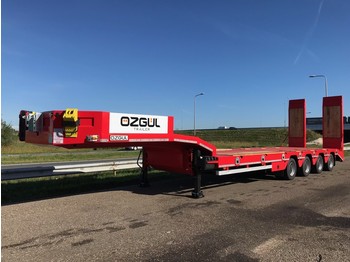 Remolque góndola rebajadas nuevo OZGUL LW4 70T 4 axle lowbed semi trailer, hydraulic ramps (300): foto 1