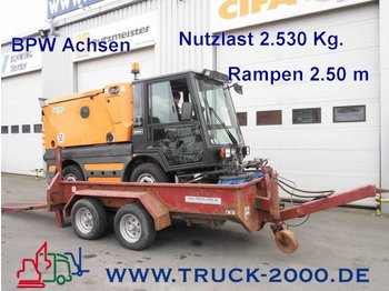 Remolque góndola rebajadas para transporte de equipos pesados Obermaier T 4035 Tandem Tieflader Lange Rampen: foto 1