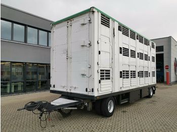 Remolque transporte de ganado Pezzaioli Menke-Janzen / 3 Stock / Hubdach: foto 1