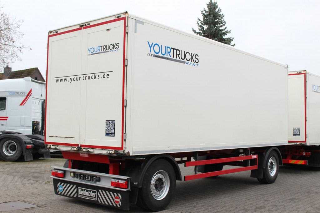 Remolque caja cerrada Geidobler koffer 2-Achser JOST