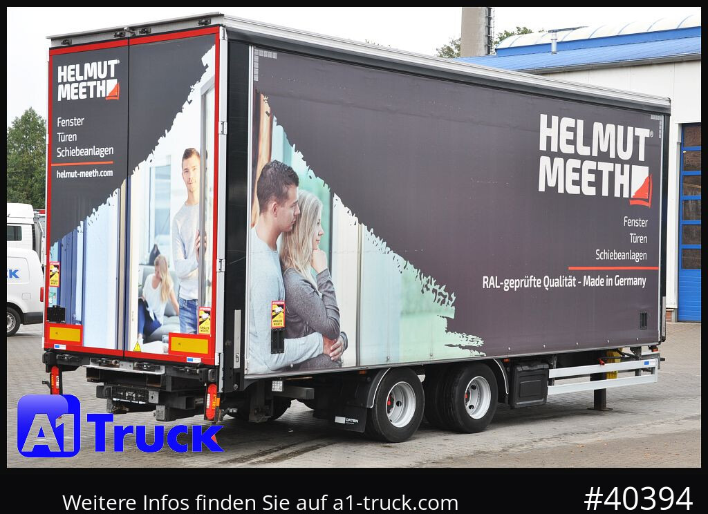 Remolque caja cerrada ORTEN AG 18T Getränke Jumbo Stapler, verzinkt,