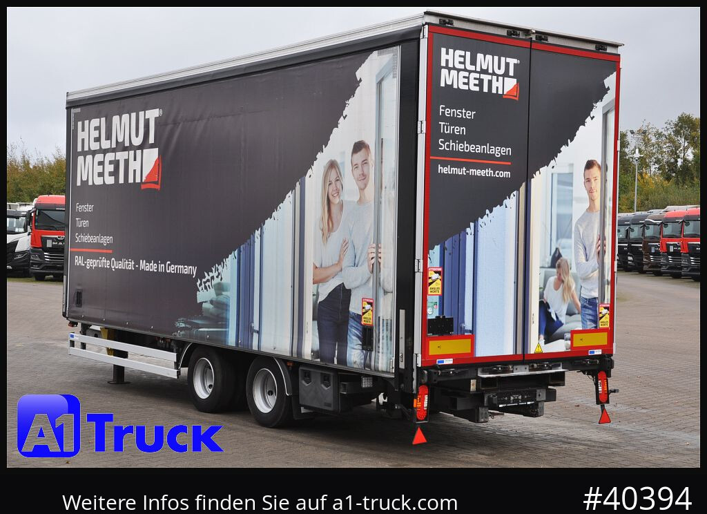 Remolque caja cerrada ORTEN AG 18T Getränke Jumbo Stapler, verzinkt,