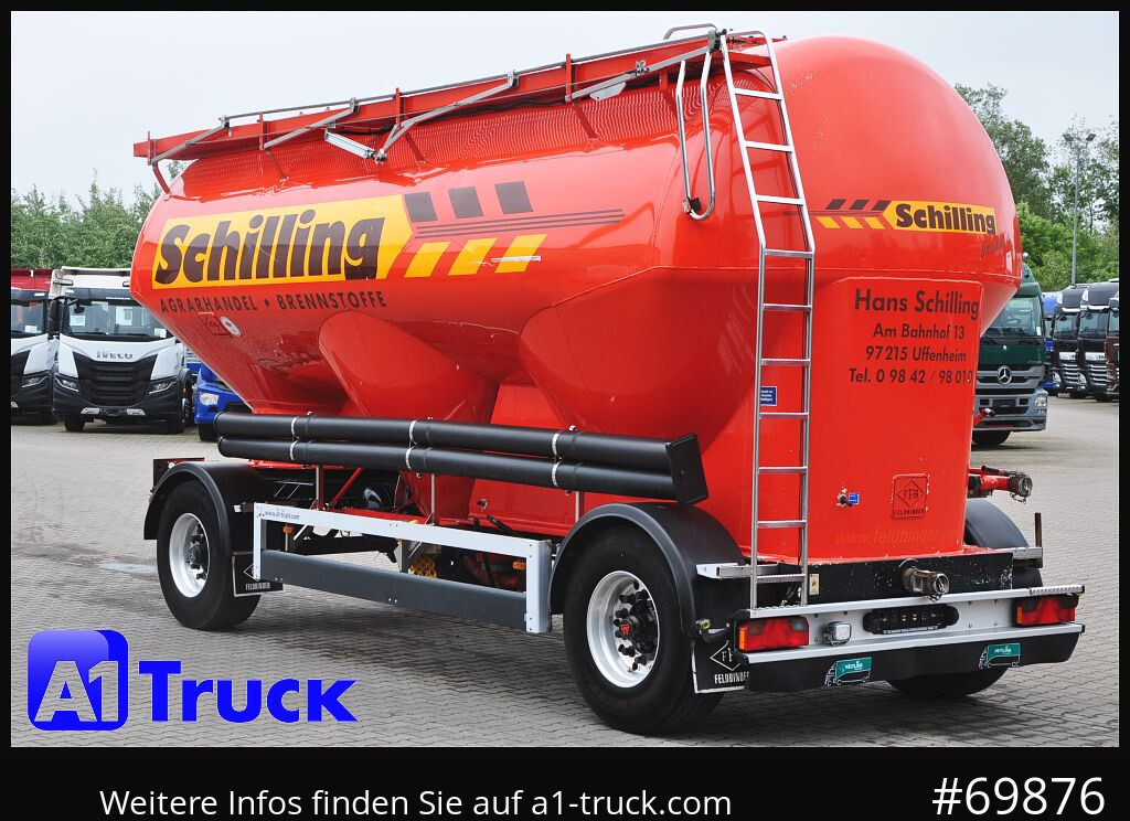 Remolque cisterna FELDBINDER HEUT 31.2 Silo, Futtermittel, 31m³, 3 Kammern,