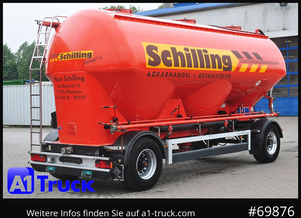 Remolque cisterna FELDBINDER HEUT 31.2 Silo, Futtermittel, 31m³, 3 Kammern,