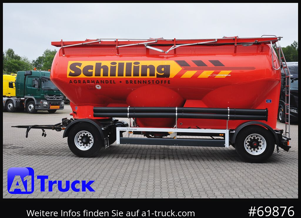 Remolque cisterna FELDBINDER HEUT 31.2 Silo, Futtermittel, 31m³, 3 Kammern,