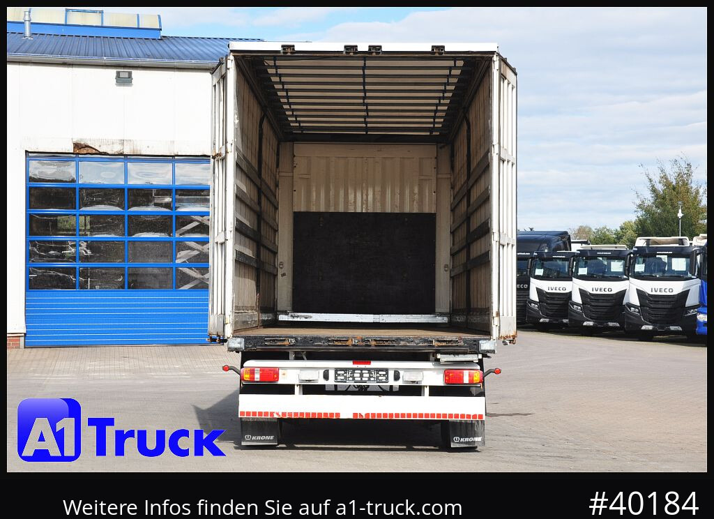 Remolque con toldo KRONE AZP 18, Festaufbau, TÜV 03-2026