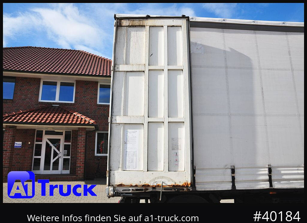 Remolque con toldo KRONE AZP 18, Festaufbau, TÜV 03-2026