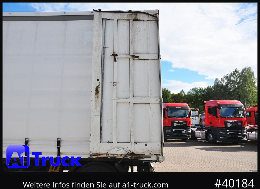 Remolque con toldo KRONE AZP 18, Festaufbau, TÜV 03-2026