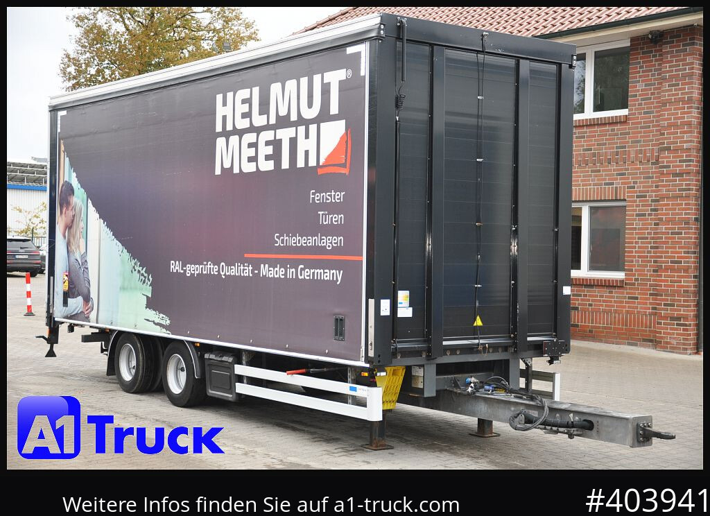 Remolque con toldo ORTEN AG 18T Getränke Jumbo Stapler, verzinkt,